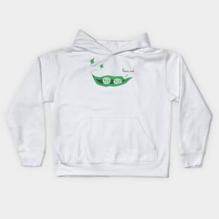 Peas out Kids Hoodie